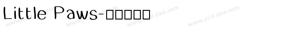 Little Paws字体转换